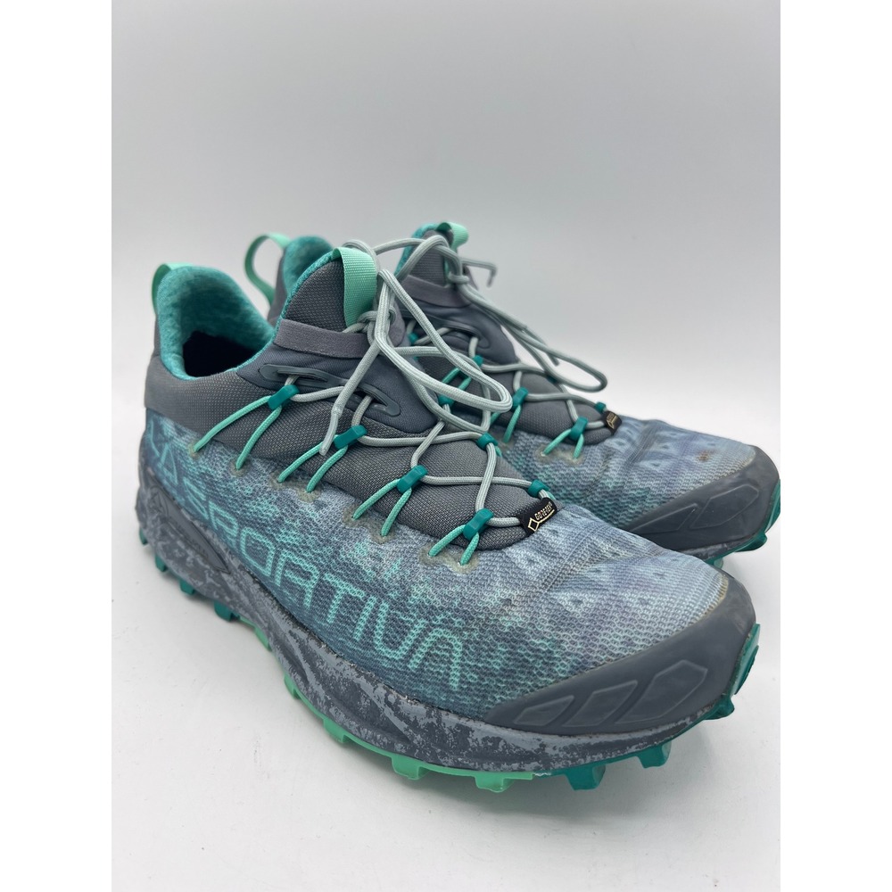 La Sportiva Tempesta GTX Womens 7.5 Trail Running Shoes Stone Blue Mint Gore-Tex